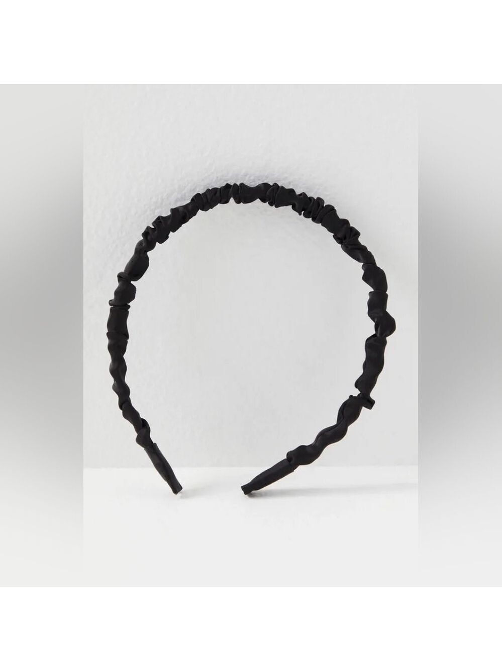 NWT Free People Black Slyvia Hard Headband